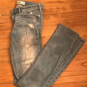 Hollister ripped jeans